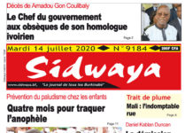 Une Sidwaya du 14 juillet 2020