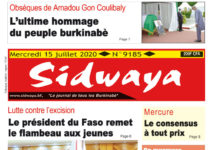 Une Sidwaya du 15 juillet 2020