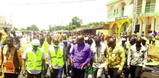 Bitumage de la route Manga-Zabré:les travaux en phase de finition