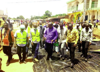 Bitumage de la route Manga-Zabré:les travaux en phase de finition