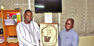 Sidwaya : La rédaction Sport reconnaissante au doyen Fernand Kouda