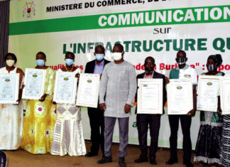 Infrastructure qualité 35 produits « made in Burkina » certifiés NBF
