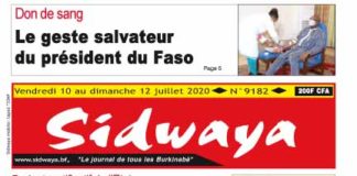 Une du 10-07-2020