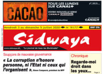 Une du 03-07-2020