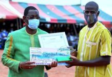 Prix sur la gestion durable des terres: Mahamadi Sebogo des Editions Sidwaya, lauréat de la catégorie presse écrite