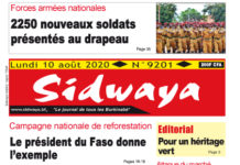 Sidwaya du 10-08-2020