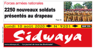 Sidwaya du 10-08-2020