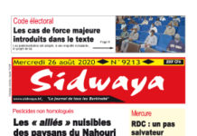 Sidwaya du 26-08-2020