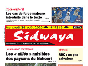 Sidwaya du 26-08-2020