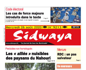 Sidwaya du 26-08-2020