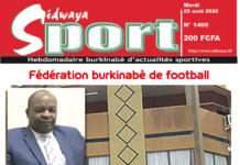 Une Sidwaya Sport du 25 août 2020
