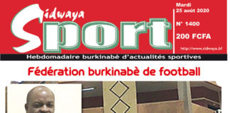 Une Sidwaya Sport du 25 août 2020