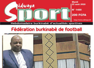 Une Sidwaya Sport du 25 août 2020