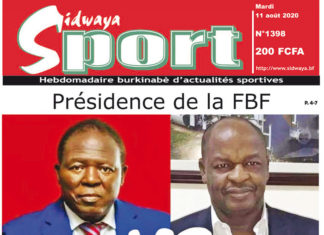 Une Sidwaya Sport du 11 août 2020