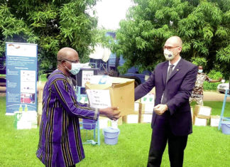 Lutte contre la COVID-19 : La Coopération allemande offre du matériel à quatre communes