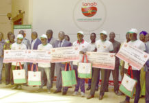 Tranche commune entente 2020 : les cinq gagnants du Burkina reçoivent leurs chèques