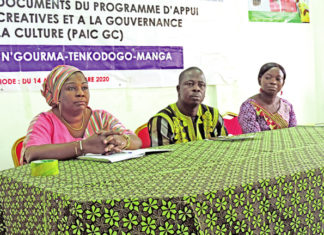 Promotion des industries créatives au Centre-Sud : un programme d’appui présenté aux acteurs culturels