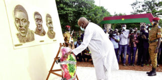 Commémoration du 15-Octobre Hommage au père de la Révolution