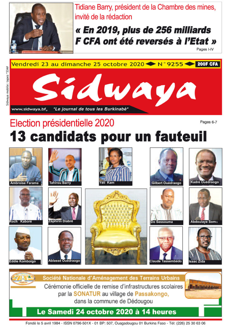 Une du 23-10-2020