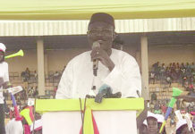 Eddie Komboïgo rend hommage à la ville de Koudougou