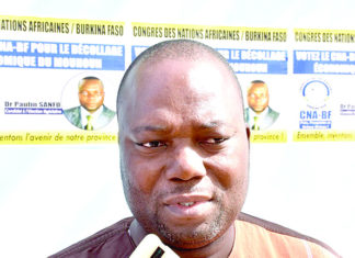 « Nous sommes confiants nous aurons des députés », Dr Paulin Sanfo, président du CNA/BF
