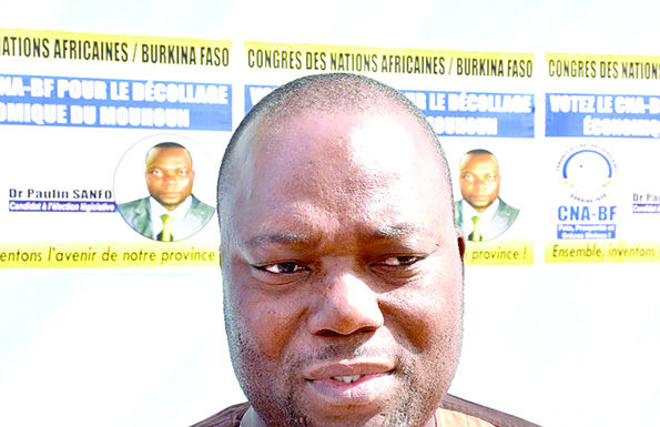 « Nous sommes confiants nous aurons des députés », Dr Paulin Sanfo, président du CNA/BF
