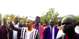 Tahirou Barry termine sa campagne à Gaoua