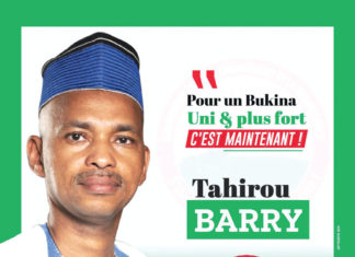 Message de campagne du candidat Tahirou BARRY