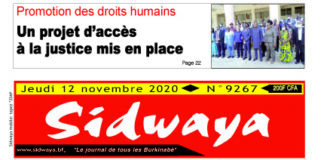 Une du 12-11-2020