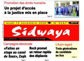 Une du 12-11-2020