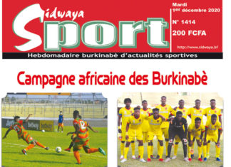 Une Sidwaya Sport du 01-12-2020