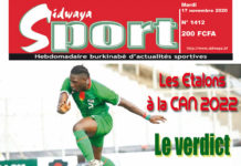 Une Sidwaya Sport du mardi 17 novembre 2020