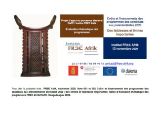 Programmes politiques des candidats: A combien comptent-ils construire le Burkina du prochain quinquennat ?