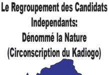 Message de campagne du Regroupement d’Indépendants la « NATURE »