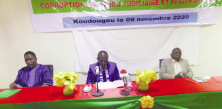 Lutte contre la corruption en milieu judiciaire:les acteurs sensibilisés à Koudougou