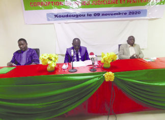 Lutte contre la corruption en milieu judiciaire:les acteurs sensibilisés à Koudougou