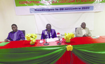 Lutte contre la corruption en milieu judiciaire:les acteurs sensibilisés à Koudougou