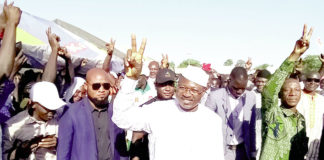 Eddie Komboïgo entame sa conquête de Kosyam par Tenkodogo