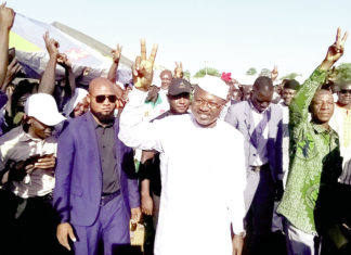 Eddie Komboïgo entame sa conquête de Kosyam par Tenkodogo