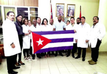 Dr Gustavo Frometa Diaz, chef de la Brigade médicale cubaine