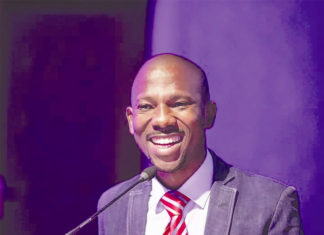 Salif Sanfo, promoteur du spectacle «Votez pour moi »