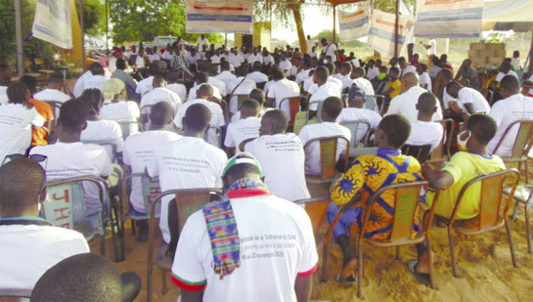 Semaine régionale de la tolérance au Sahel : Un thé-débats pour sensibiliser les jeunes