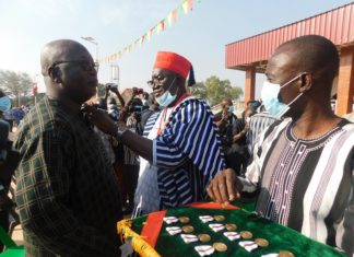 Fête nationale à Banfora: 127 fils de la région décorés
