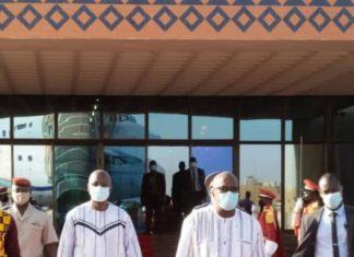 Investiture du président Alassane Ouattara: le président du Faso à Abidjan