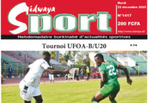 Une sport du 22-12-2020