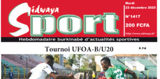 Une sport du 22-12-2020