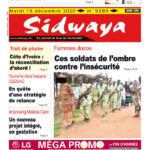 Une Sidwaya du mardi 15 décembre 2020