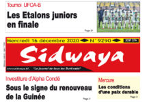 Une Sidwaya du 16 12 2020