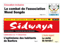 Sidwaya du 3-12-2020