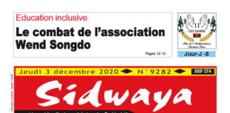 Sidwaya du 3-12-2020